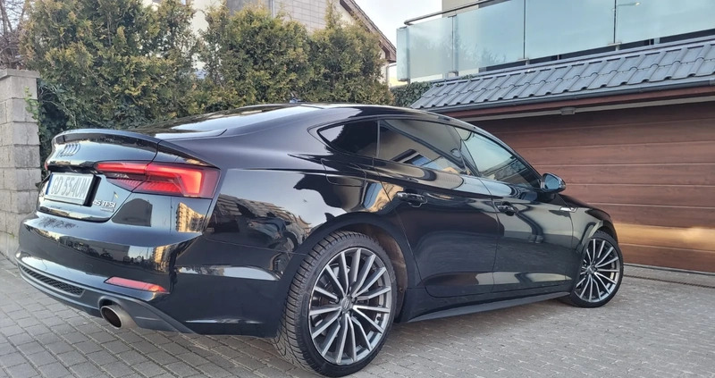 Audi A5 cena 155000 przebieg: 86000, rok produkcji 2019 z Gdańsk małe 211